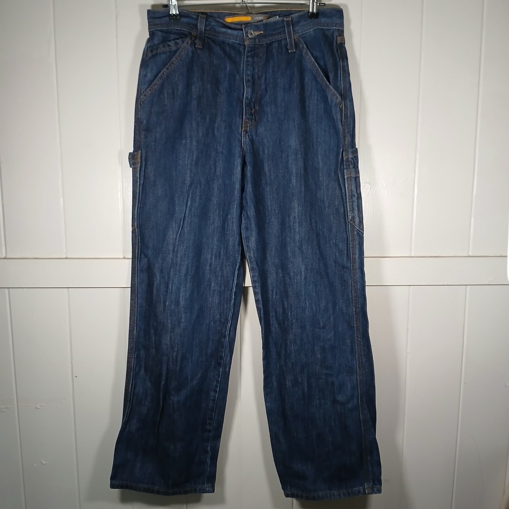 VTG Levi's SilverTab Carpenter Jeans Mens 32x32 Blue Denim Loose Fit Utility